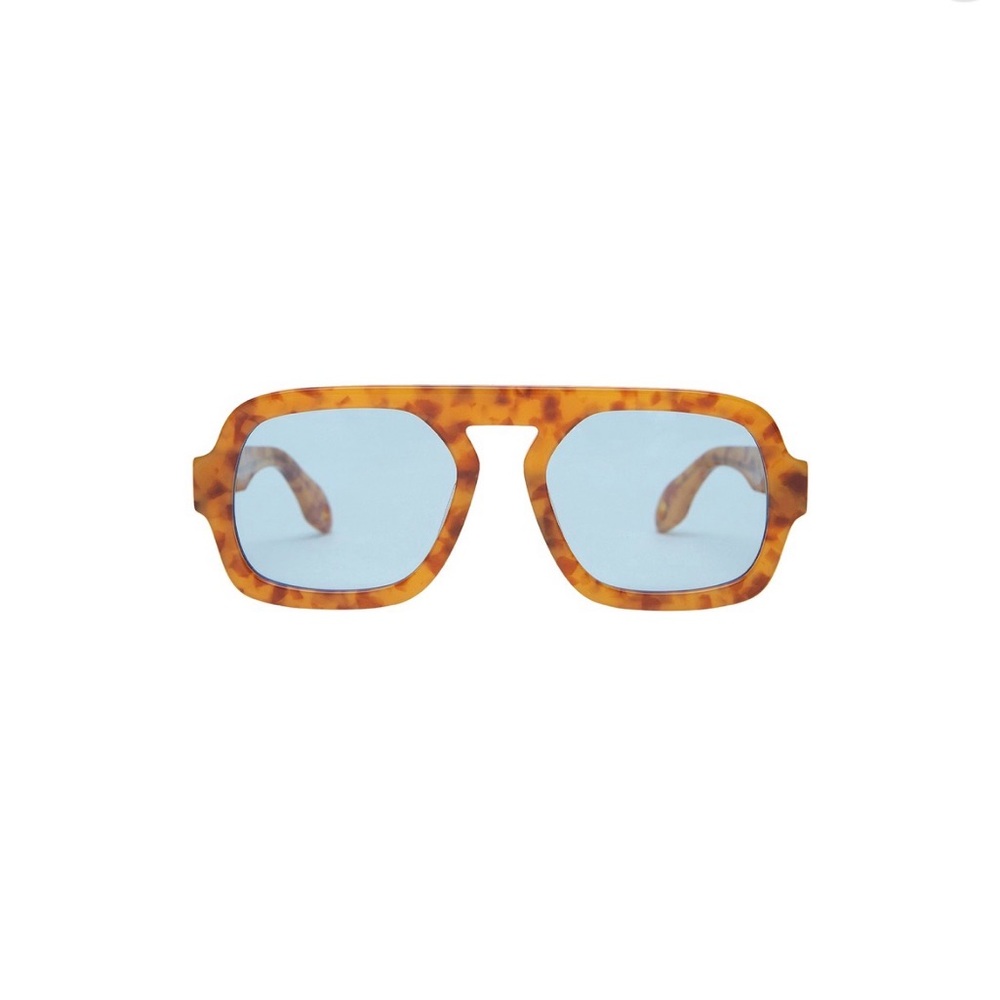 Elisa Johnson Jane Sunglasses in Blonde Tortoise